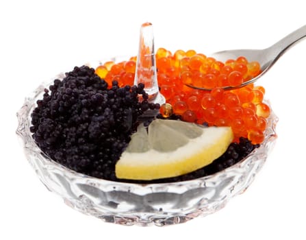 red and black caviar