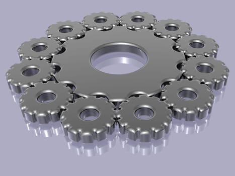 Sprocket - Gears - Technology - 3D