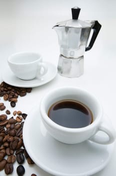 koffee cup and filter wide