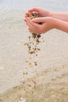 Hand with stones - hand with stones 33