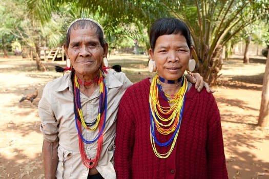 Portrait of ethnic group Lawae,Laos