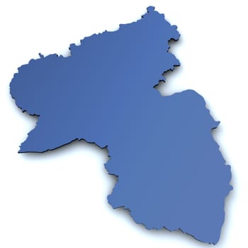 Map of Rhineland-Palatinate