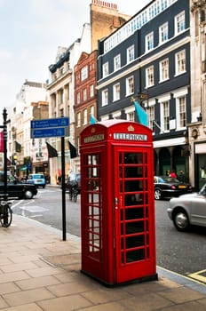 Telephone box in London