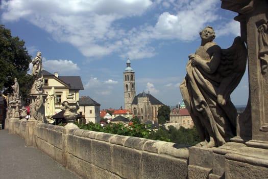Czech Republic - church in city Kutna hora