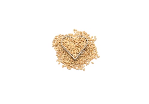 Cookie cutter with cereal grains