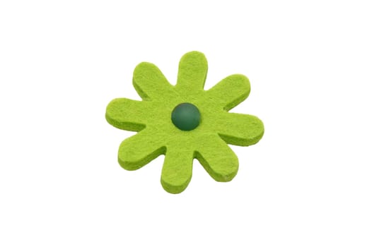 Aventurine on felt
