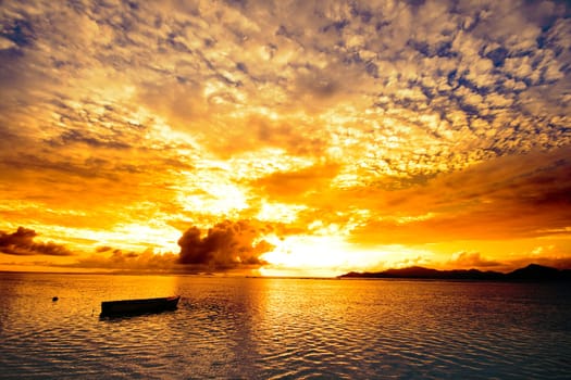 Sunset in the islands