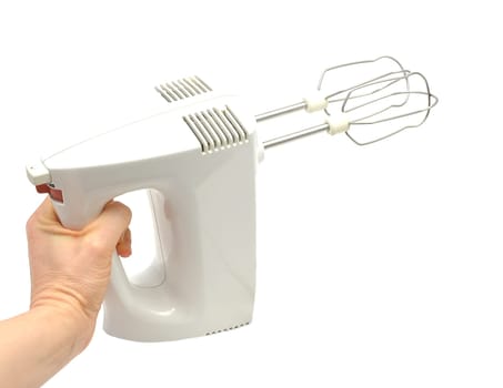 Hand with mixer