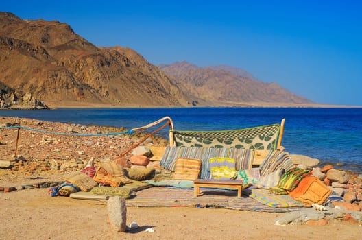My living room on the desert beach
