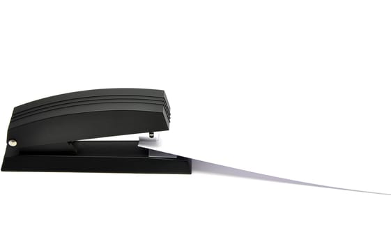 Staple with paper