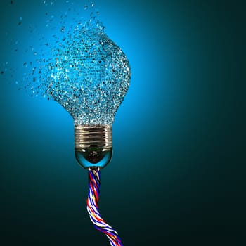 electric bulb explosion