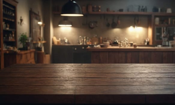 Professional design background with expensive wood. Dark wood table. High quality illustration