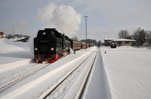 Train exit in Benneckenstein