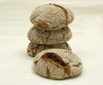 Homemade Vinschgau rolls