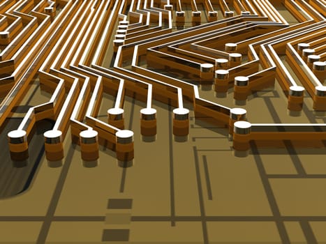 PCB - Traces - 3D