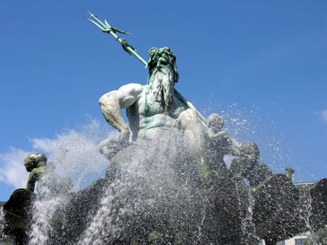 Neptune Fountain at Alexanderplatz