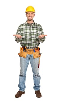 positive handyman smile