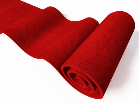 rolling red carpet