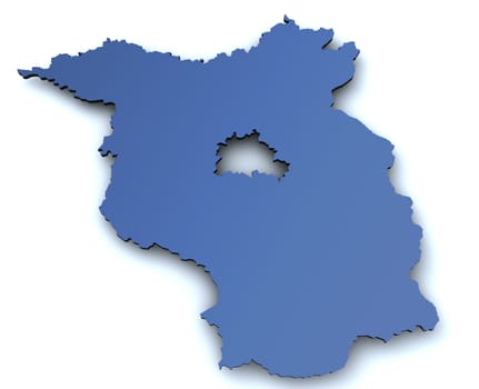 Map of Brandenburg