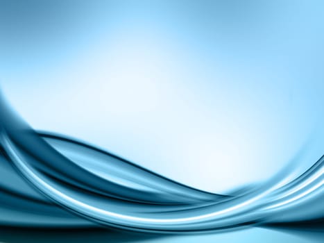 Flowing blue background