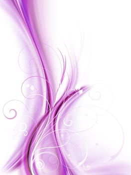 Decorative abstract floral background