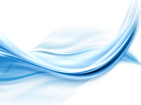 Abstract blue waves background