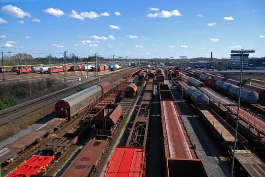 Marshalling yard