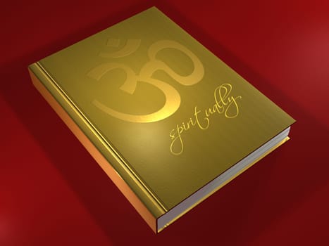 Om Sign - Spiritually - Golden Book