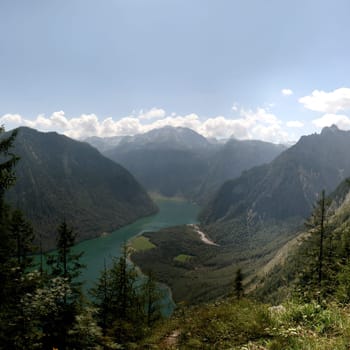 Königssee in the Berchtesgaden Alps