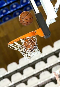 Ball in hoop