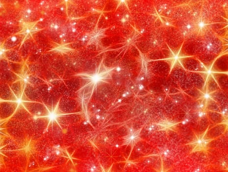 Christmas background of sparkly stars