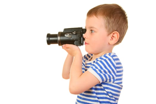 boy with camera profile