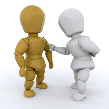 3d render depicting apparent differences