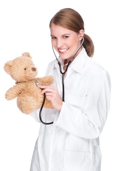 female doctor or woman doctor