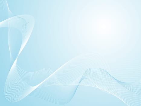 Background of flowing lines
