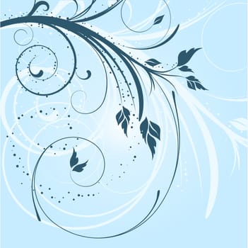 Decorative floral design