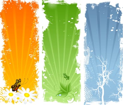 Abstract grunge nature backgrounds