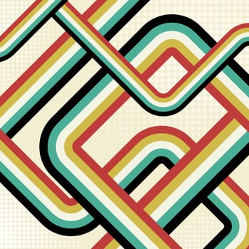 Retro striped background