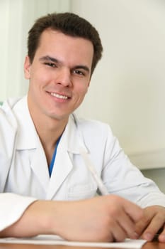 doctor ready to write