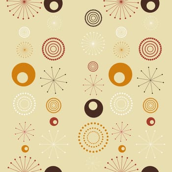 Seamless tile retro pattern