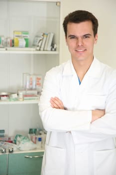 doctor with drugs