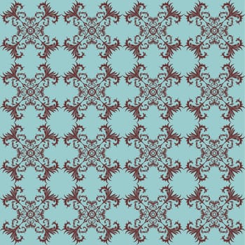 Retro styled seamless tile wallpaper design