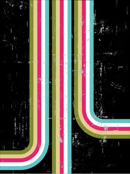 Retro styled grunge background