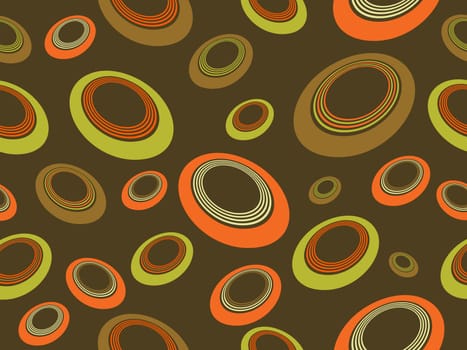 Seamless tile retro background