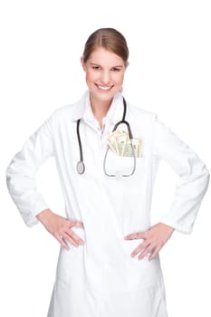 female doctor or woman doctor