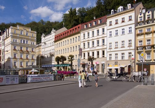 Karlovy Vary facades