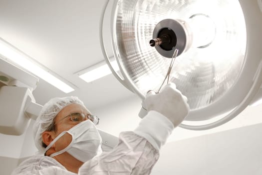 Surgeon at the operating room