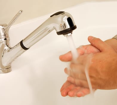 Washing hands