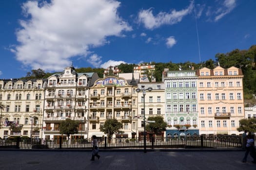 Karlovy Vary house façade