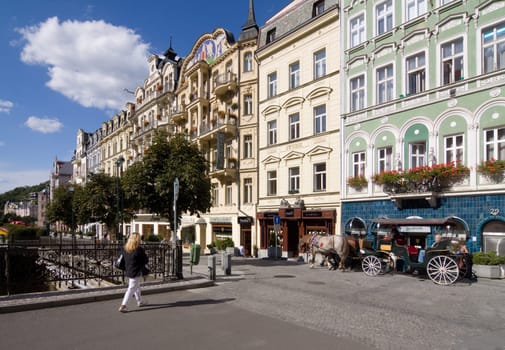 Karlovy Vary carriage stand